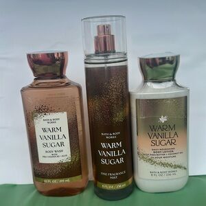 Warm Vanilla Sugar Bath & Body Set